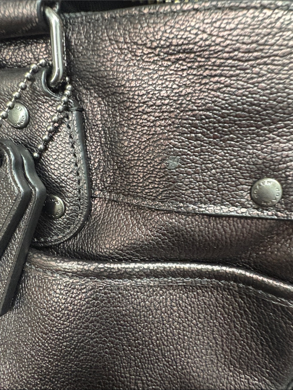 Coach metallic Ryder 32 - Picture 9 of 11